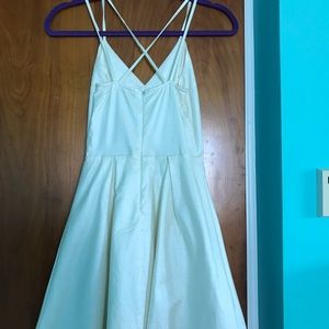 White Fit And Flare dress